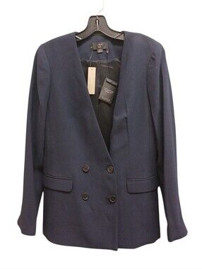 J. Crew NWT Navy Double-Breasted Blazer Size 6